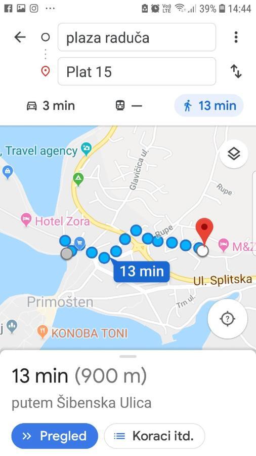 Apartmani Toni Poce 2 Primošten Exteriér fotografie